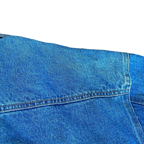 Mens Medium Denim Jacket Green Bay Packers Tailgator Embroidered LA Loving - Picture 11 of 12